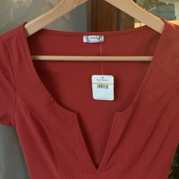 Free People Intimately Deep Conversation Plunge Bodysuit - Picture 3 of 8